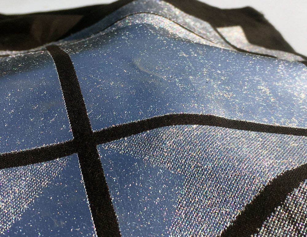 Metallic Digiglitch Tote Bag - Image 2